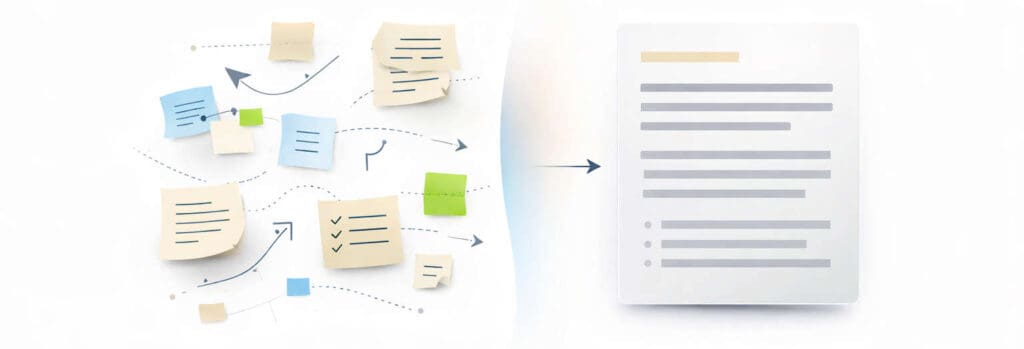 Collision of chaos and clarity